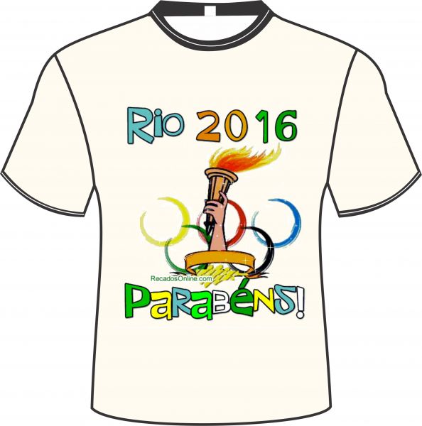 Camisa Parabéns Rio